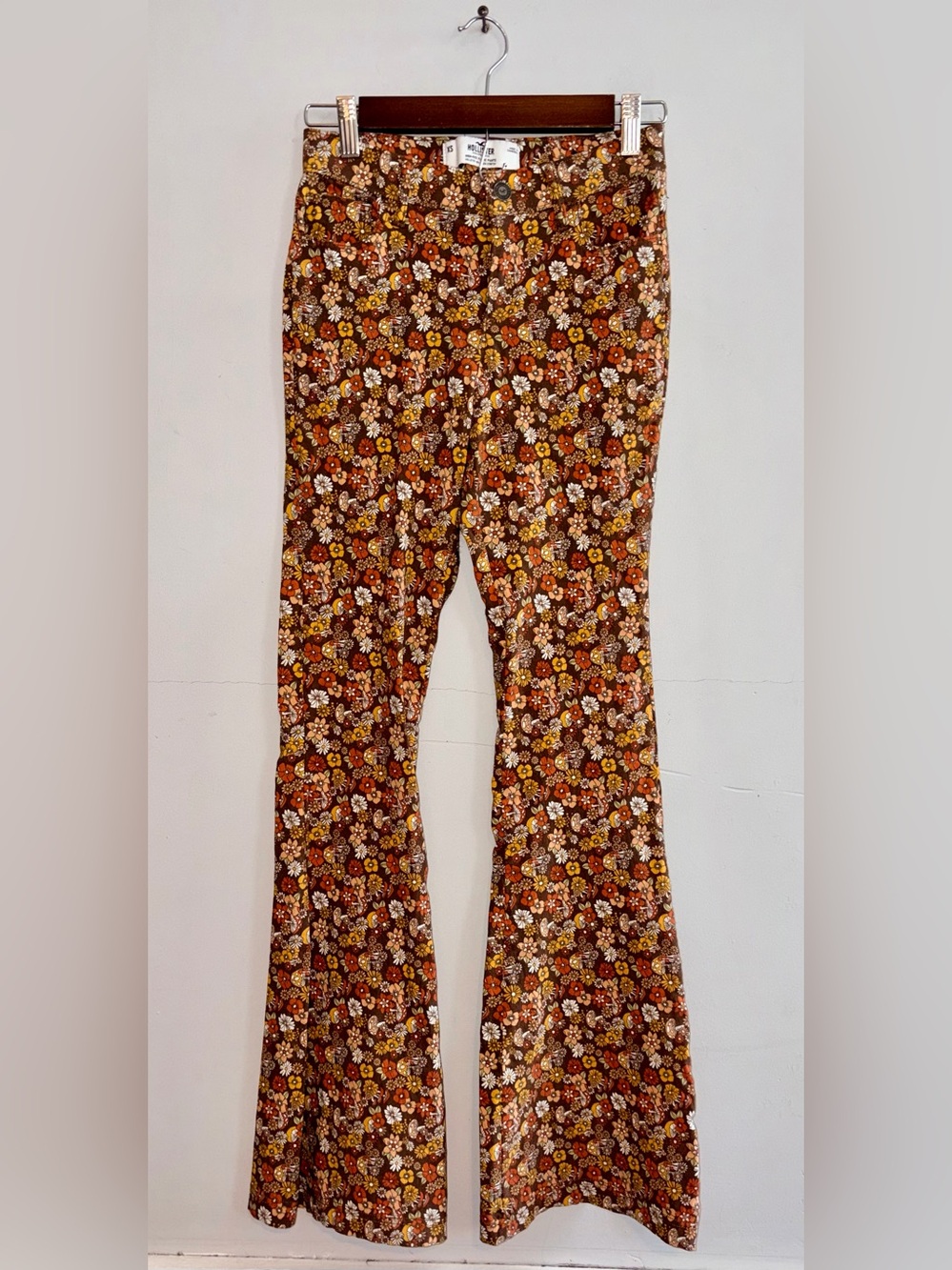 Hollister High Rise Flare Pants 70s Vibe! Sz XS